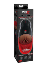 Load image into Gallery viewer, Pdx Elite Fuck-O-Matic 2 Stroker Rechargeable Masturbator - Black/Chocolate
