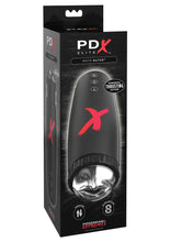 Load image into Gallery viewer, Pipedream Extreme Elite Moto-Bator Masturbator - Mouth - Black/Clear
