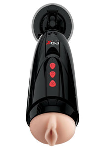 PDX Elite Rechargeable Dirty Talk Starter Masturbator - Pussy