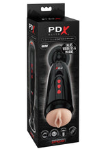 Load image into Gallery viewer, Pipedream Extreme Elite Rechargeable Dirty Talk Starter Masturbator - Pussy - Black/Flesh/Vanilla
