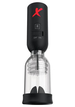 Load image into Gallery viewer, Pipedream Extreme Elite Silicone Tip Teazer Power Pump Masturbator - Black/Clear
