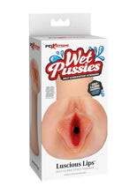 Load image into Gallery viewer, Pdx Extreme Wet Pussies Luscious Lips Self Lubricating Stroker - Vanilla
