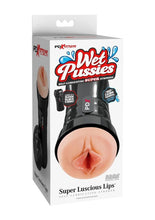 Load image into Gallery viewer, Pdx Extreme Wet Pussies Super Luscious Lips Self Lubricating Stroker - Vanilla
