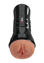Load image into Gallery viewer, Pdx Extreme Wet Pussies Super Luscious Lips XXL Self Lubricating Stroker - Caramel
