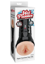 Load image into Gallery viewer, Pdx Extreme Wet Pussies Super Luscious Lips XXL Self Lubricating Stroker - Vanilla
