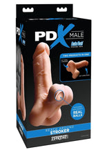 Load image into Gallery viewer, Pdx Male Reach Around Stroker Masturbator Realistic Dong - Flesh
