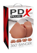 Load image into Gallery viewer, Pdx Plus 360 Banger Multi Position Masturbator - Caramel
