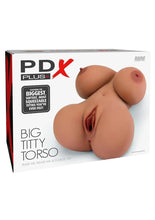 Load image into Gallery viewer, Pdx Plus Big Titty Torso Masturbator - Caramel
