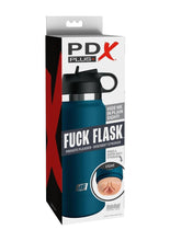 Load image into Gallery viewer, Pdx Plus Fuck Flask Private Pleaser Pussy Stroker - Blue/Vanilla
