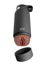 Load image into Gallery viewer, Pdx Plus Fuck Flask Secret Delight Pussy Stroker - Brown/Grey
