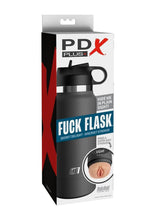 Load image into Gallery viewer, Pdx Plus Fuck Flask Secret Delight Pussy Stroker - Grey/Vanilla
