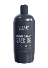 Load image into Gallery viewer, Pdx Plus Shower Therapy Deep Cream Discreet Stroker - Frosted - Clear
