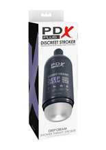 Load image into Gallery viewer, Pdx Plus Shower Therapy Deep Cream Discreet Stroker - Frosted - Clear

