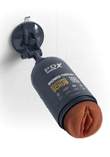 Load image into Gallery viewer, Pdx Plus Shower Therapy Soothing Scrub Discreet Stroker - Chocolate
