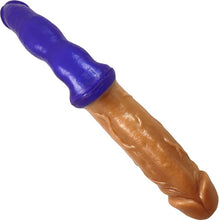 Load image into Gallery viewer, Vixskin - Peacemaker Dildo (Caramel/Purple)
