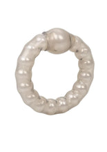 Load image into Gallery viewer, Pearl Beaded Prolong Silicone Cock Ring
