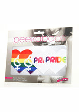 Load image into Gallery viewer, Peekaboo Pride Hearts Pasties - Multicolor/Rainbow
