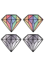 Load image into Gallery viewer, Peekaboos Diamonds Pasties - Multicolor/Rainbow
