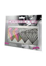 Load image into Gallery viewer, Peekaboos Diamonds Pasties - Multicolor/Rainbow
