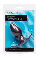 Load image into Gallery viewer, Perfect Plug Silicone Anal Plug - Black - 3.5in
