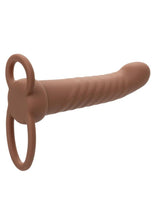 Load image into Gallery viewer, Performance Maxx Rechargeable Silicone Ribbed Dual Penetrator Extender
