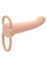 Load image into Gallery viewer, Performance Maxx Rechargeable Silicone Ribbed Dual Penetrator Extender
