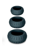 Load image into Gallery viewer, Performance Plus Drift Silicone Cock Rings - Black - 3 Piece Set
