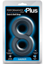 Load image into Gallery viewer, Performance Plus Launch Silicone Cock and Ball Strap - Black
