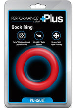 Load image into Gallery viewer, Performance Plus Pursuit Silicone Cock Ring - Red
