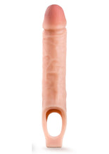 Load image into Gallery viewer, Performance Plus Silicone Cock Sheath Penis Extender - Flesh/Vanilla - 10in
