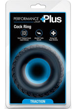 Load image into Gallery viewer, Performance Plus Traction Silicone Cock Ring - Black
