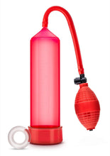 Load image into Gallery viewer, Performance Vx101 Male Enhancement Penis Pump - Red - 9.5in
