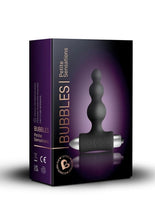 Load image into Gallery viewer, Petite Sensations Bubbles Silicone Vibrating Anal Stimulator - Black
