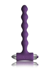 Load image into Gallery viewer, Petite Sensations Pearls Silicone Vibrating Anal Beads - Purple
