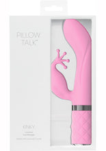 Load image into Gallery viewer, Pillow Talk Kinky Rechargeable Silicone Vibrator - Pink
