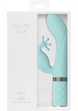 Load image into Gallery viewer, Pillow Talk Kinky Rechargeable Silicone Vibrator - Teal
