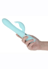 Load image into Gallery viewer, Pillow Talk Lively Silicone Rechargeable Dual Motor Massager with Swarovski
