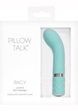 Load image into Gallery viewer, Pillow Talk Racy Silicone Rechargeable G-Spot Mini Vibrator - Teal
