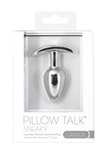 Load image into Gallery viewer, Pillow Talk Sneaky Luxurious Stainless Steel Anal Plug
