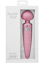 Load image into Gallery viewer, Pillow Talk Sultry Warming Wand Massager - Pink
