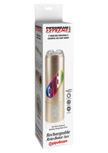 Load image into Gallery viewer, Pipedream Extreme Toyz Rechargeable Roto-Bator Ass Masturbator - Butt - Clear/Gold/Multicolor
