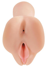 Load image into Gallery viewer, Pipedream Extreme Toyz Vibrating Freshman Fuckhole Masturbator - Pussy and Butt - Flesh/Vanilla
