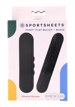 Load image into Gallery viewer, Pivot Flat Bullet Rechargeable Silicone Mini Vibe - Black

