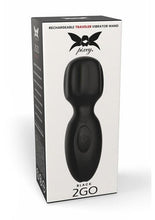 Load image into Gallery viewer, Pixey 2go Rechargeable Silicone Mini Wand - Black
