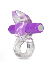 Load image into Gallery viewer, Play with Me Bull Vibrating Cock Ring - Purple
