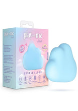 Load image into Gallery viewer, Play with Me Cuddle Cloud Rechargeable Silicone Clitoral Massager - Blue
