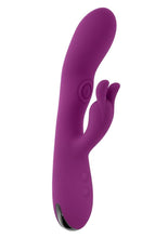 Load image into Gallery viewer, Playboy Busy Bunny Rechargeable Silicone Rabbit Vibrator - Purple
