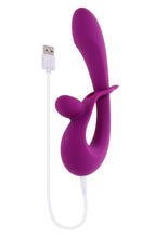Load image into Gallery viewer, Playboy Cha Cha Slide Rechargeable Silicone Dual Vibrator
