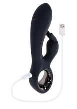 Load image into Gallery viewer, Playboy Late Night Bunny Rechargeable Silicone Dual Vibrator
