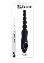 Load image into Gallery viewer, Playboy Let It Bead Rechargeable Silicone Anal Beads - Black
